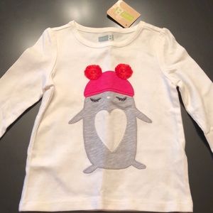 Long sleeve penguin shirt